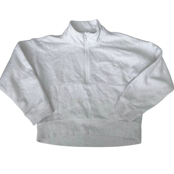 DSG Speckled Pullover 1/2 Zip Girls Sweatshirt Youth S - Picture 1 of 5